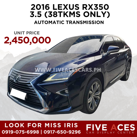 2016 LEXUS RX350 3.5L GAS AUTOMATIC TRANSMISSION LEXUS