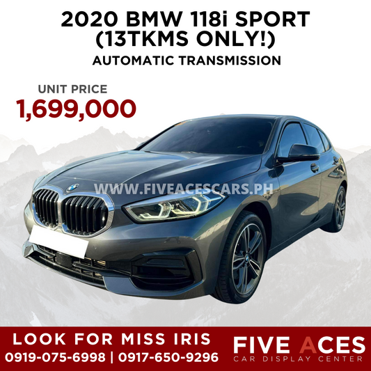 2020 BMW 118i HB AUTOMATIC TRANSMISSION  (14TKMS ONLY!) BMW