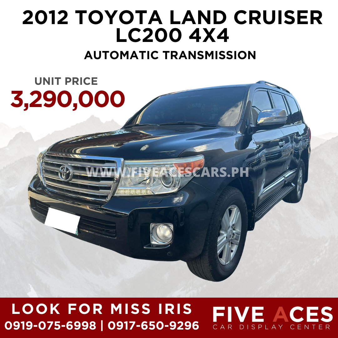 2012 TOYOTA LAND CRUISER 200 4.5L 4X4 AUTOMATIC TRANSMISSION (45T KMS ONLY!) TOYOTA