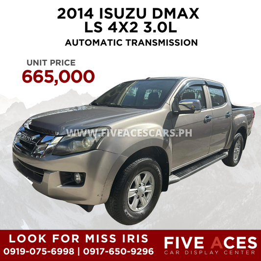 2014 ISUZU DMAX LS 4X2 3.0L AUTOMATIC TRANSMISSION Five Aces Car Display Center