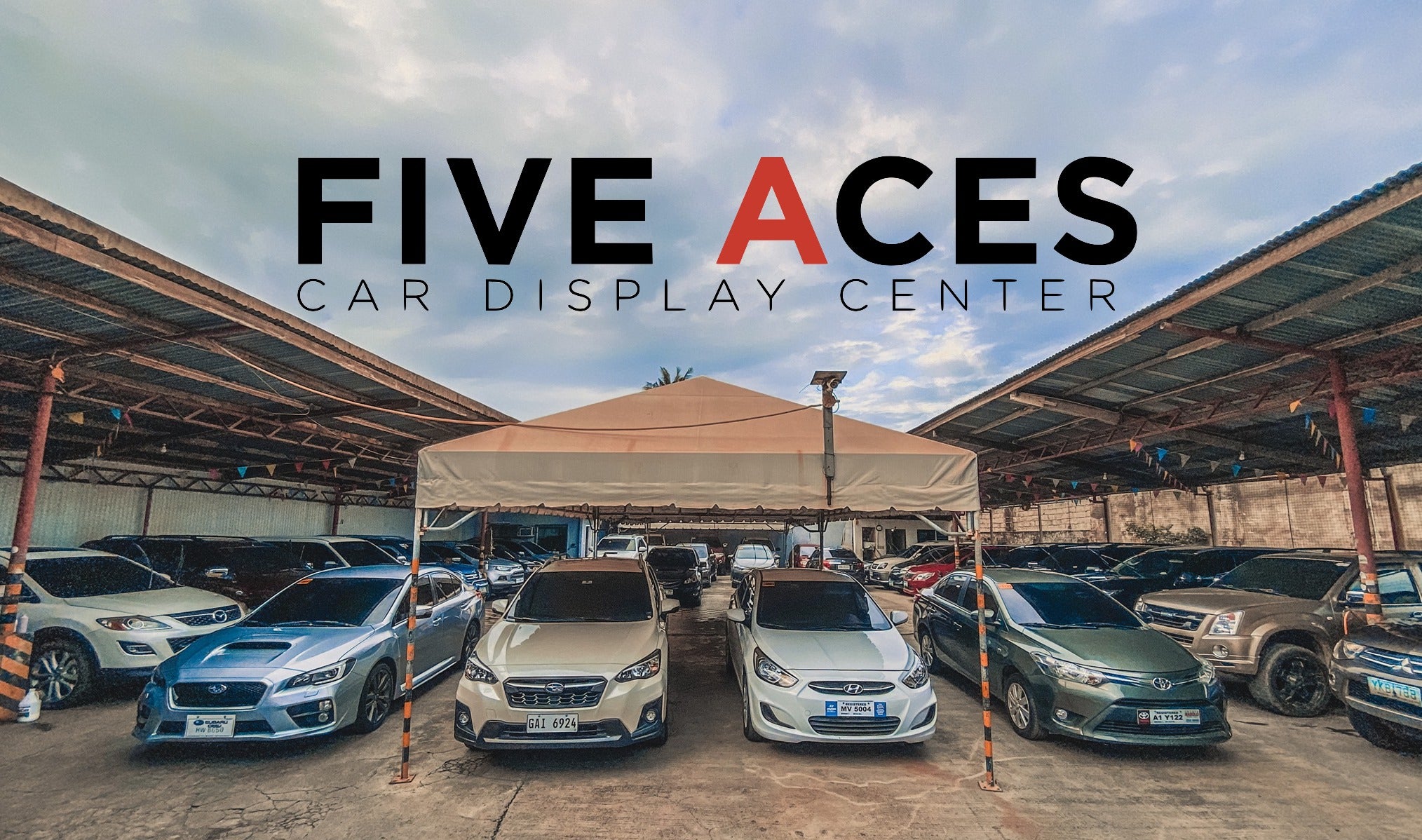 Five Aces Car Display Center — Quality used secondhand car dealer in Mandaue, Cebu. Affordable cheap cars for sale. First owned units for sale. Fast financing and trade-in accepted. Pre-owned cars at low prices near you. Models: Toyota, Honda, Mitsubishi,