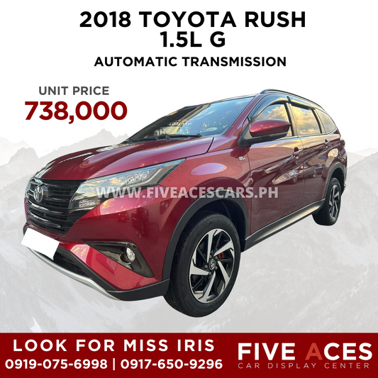 2018 TOYOTA RUSH 1.5 G AUTOMATIC TRANSMISSION (33T KMS ONLY!) TOYOTA