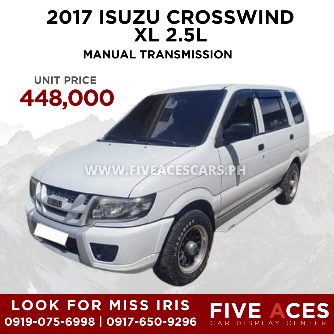 2017 ISUZU CROSSWIND XL 2.5L DSL MANUAL TRANSMISSION ISUZU
