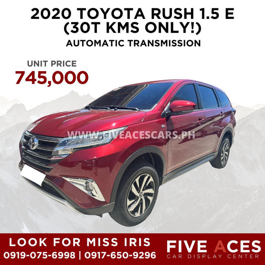 2020 TOYOTA RUSH 1.5 E AUTOMATIC TRANSMISSION (30T KMS ONLY!) TOYOTA